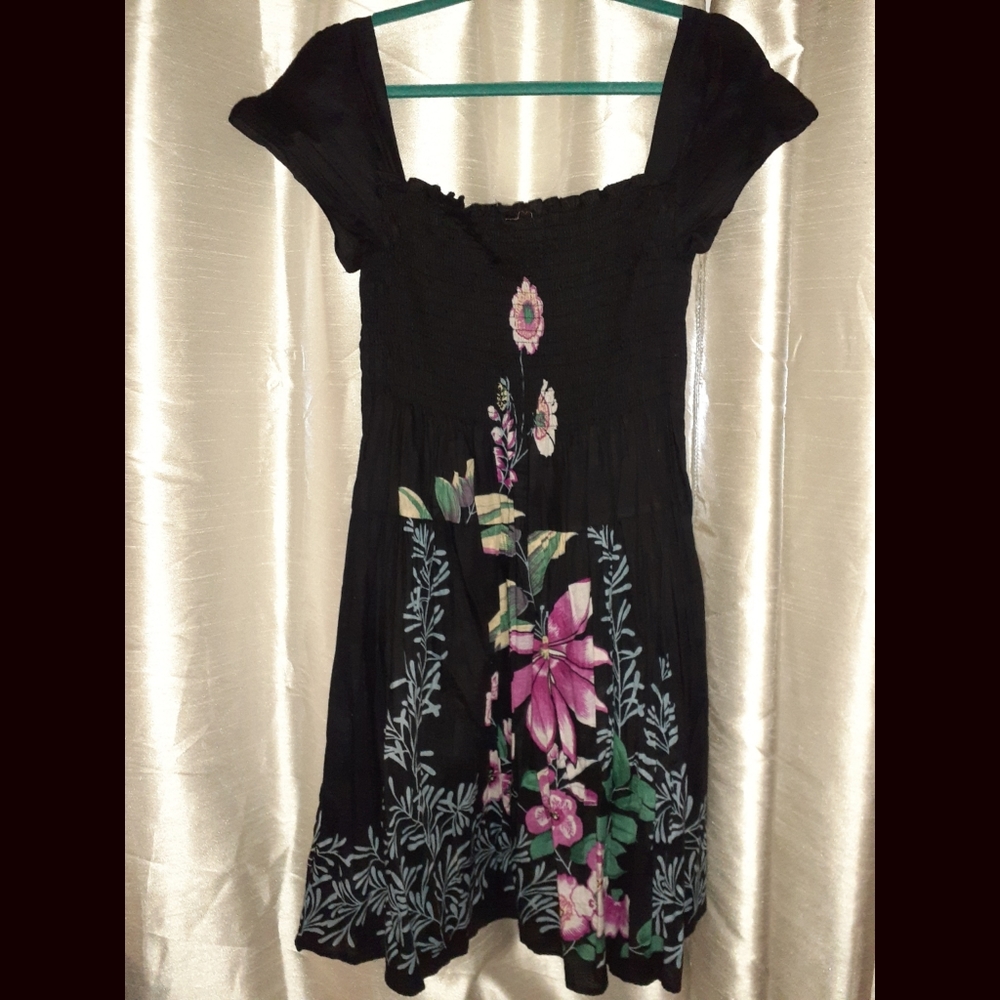 2/20 🌸Floral Print Cap Sleeve Dress - Picture 2 of 4